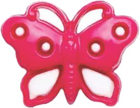 Botao KR 6039 Borboleta