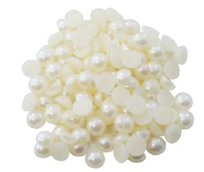 Perola Meia IMP.10MM C/500G Amarelo Canario